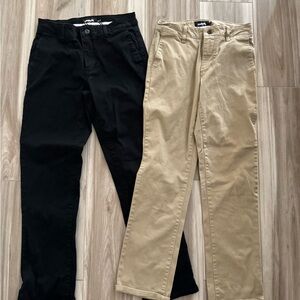 RSQ Black and Tan Chino Pants